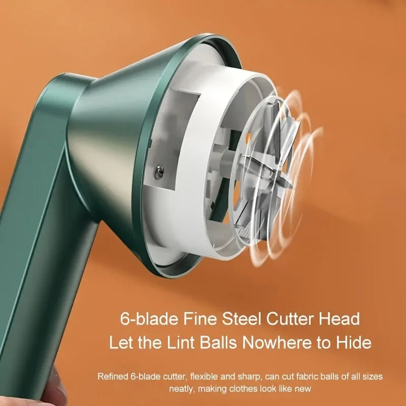 Electric Lint Remover for Clothes & Sweaters | USB Rechargeable Fabric Shaver | Durable Fluff & Fuzz Removal Machine